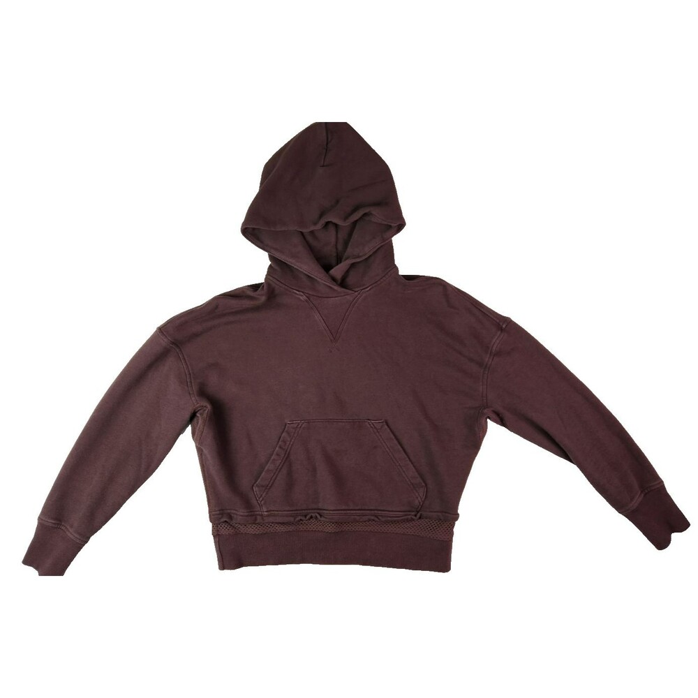 Lululemon Warm Down Hoodie Sz 4 Purple Athleisure Sweatshirt Hooded Pullover